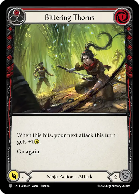 Bittering Thorns (Red) — Armory Deck: Ira Flesh and Blood card by Maerel Hibadita