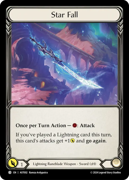 Star Fall — Armory Deck: Aurora Flesh and Blood card by Ramza Ardyputra