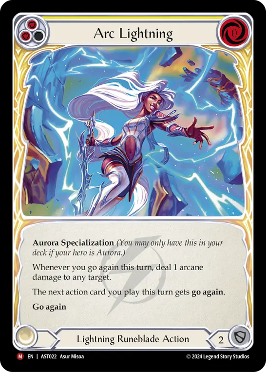 Arc Lightning — Flesh and Blood card