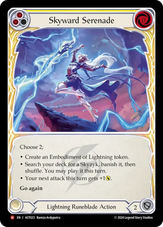 Skyward Serenade — Flesh and Blood card