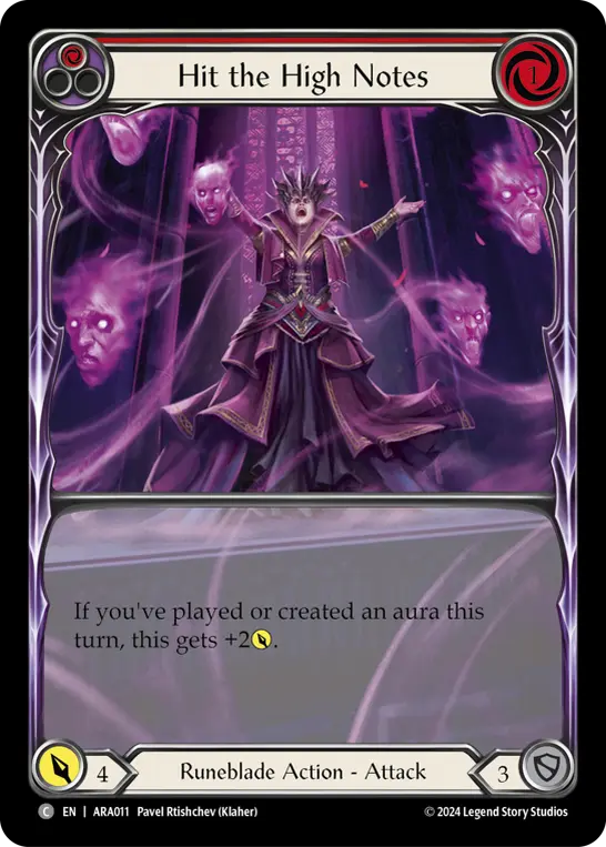 Hit the High Notes — Silver Age Chapter 1 Flesh and Blood card by Pabel Rtishchev (Klaher)