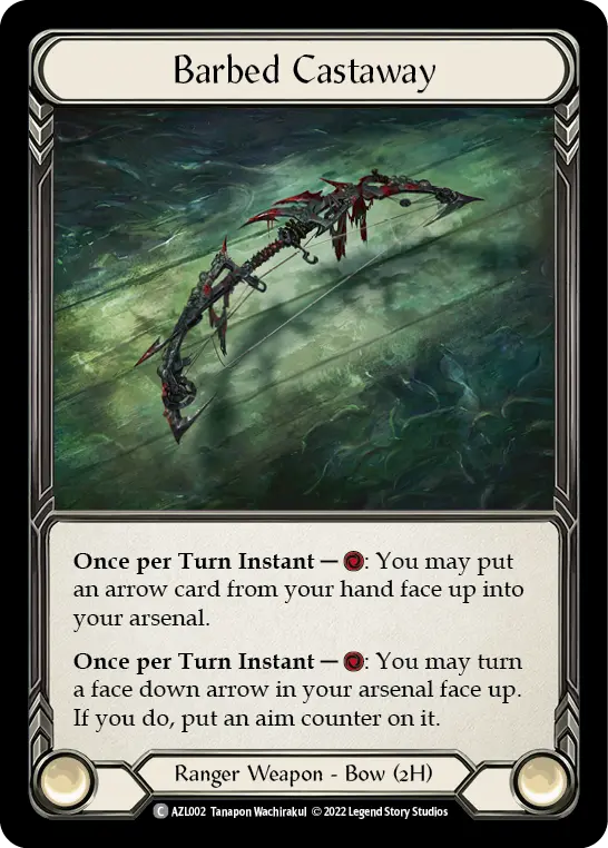 Barbed Castaway — Blitz Deck: Outsiders - Azalea Flesh and Blood card by Tanapon Wachirakul
