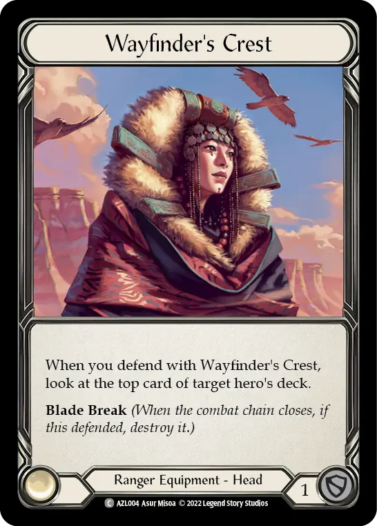 Wayfinder's Crest — Blitz Deck: Outsiders - Azalea Flesh and Blood card by Asur Misea