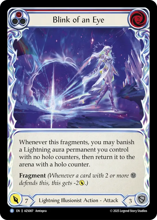 Blink of an Eye — Omens of the Third Age Flesh and Blood card by Amtepra