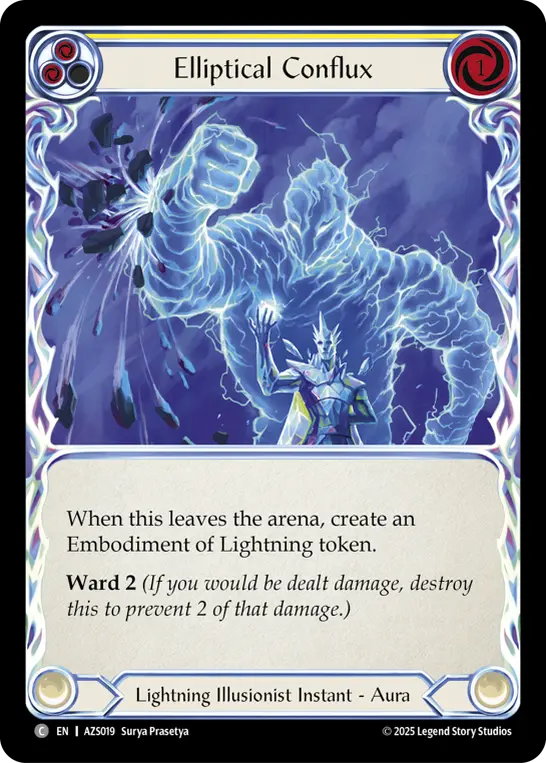 Elliptical Conflux (Yellow) — Armory Deck: Zyggy Flesh and Blood card by Surya Prasetya