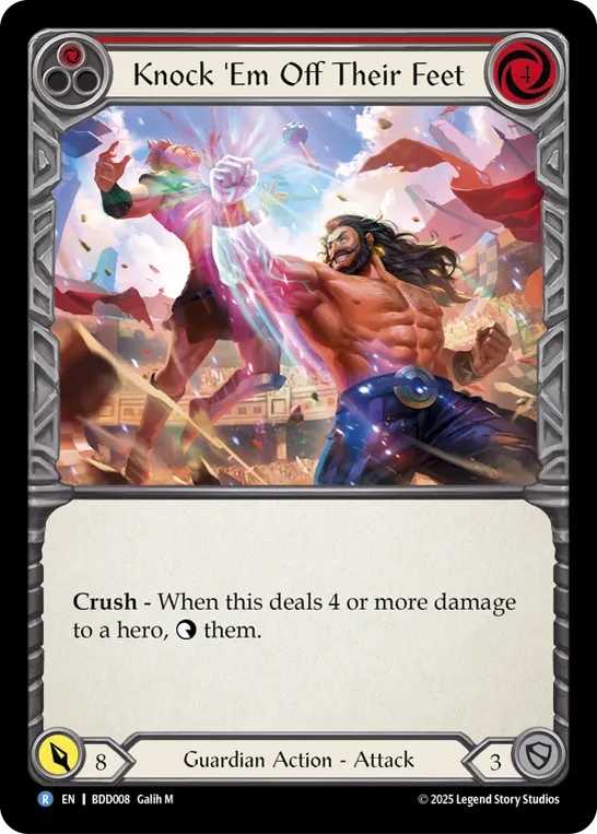 Knock 'Em Off Their Feet — Welcome Deck Bravo