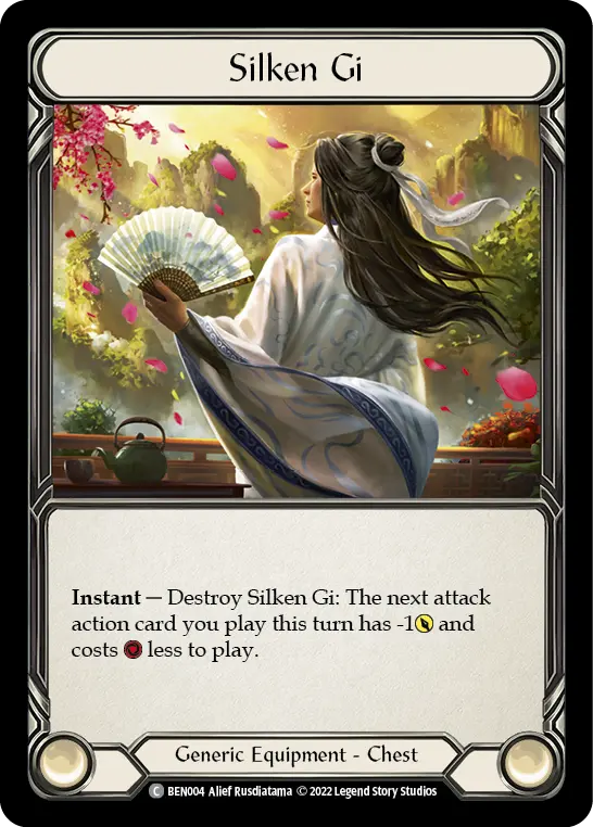 Silken Gi — Outsiders Flesh and Blood card by Alif Rusdiatama