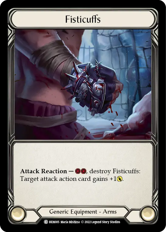 Fisticuffs — Outsiders Flesh and Blood card by Maria Mishina