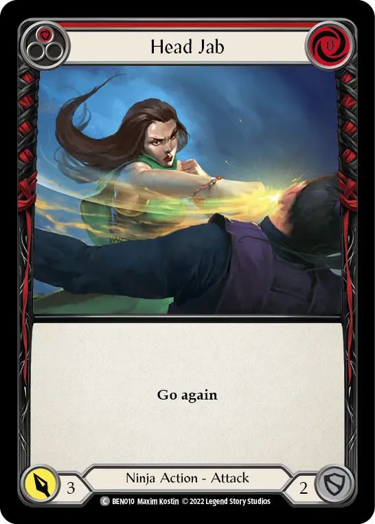 Head Jab — Welcome Deck: Ira Flesh and Blood card by Sam Yang