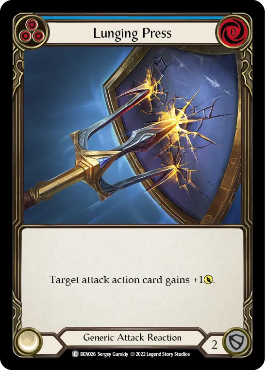 Lunging Press — Flesh and Blood card