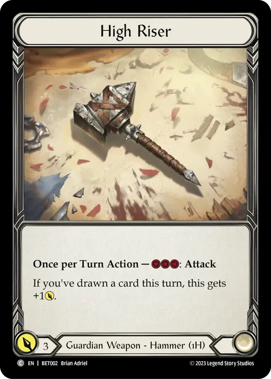High Riser — Blitz Deck: Heavy Hitters - Betsy Flesh and Blood card by Brian Adriel