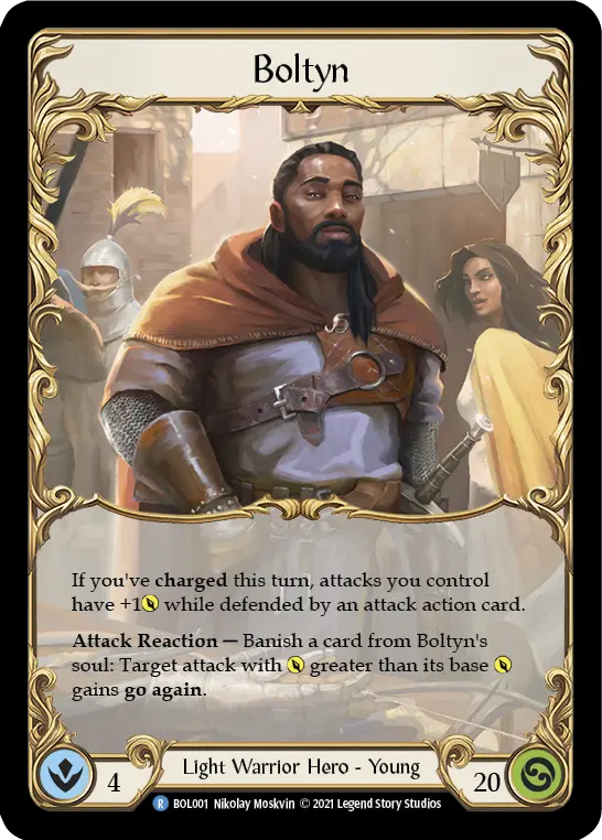Boltyn — Blitz Deck: Monarch - Boltyn Flesh and Blood card by Nikolay Moskvin