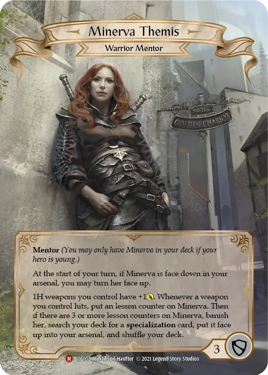 Minerva Themis — Flesh and Blood card