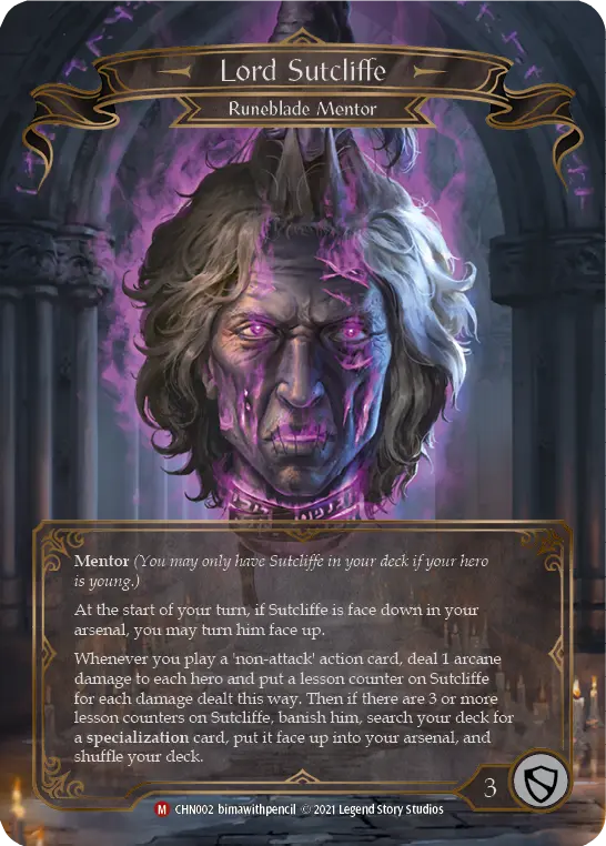 Lord Sutcliffe — Flesh and Blood card
