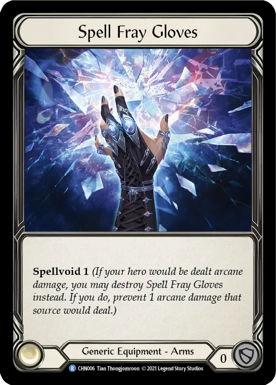 Spell Fray Gloves — Flesh and Blood card