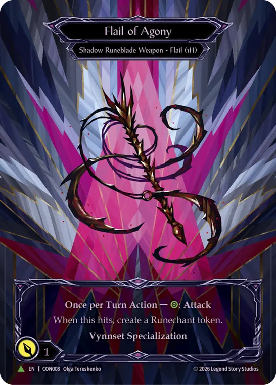 Flail of Agony (Marvel) - CON008 — Flesh and Blood: Promo Cards
