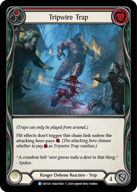 Tripwire Trap — Crucible of War Flesh and Blood card by Faizal Fikri