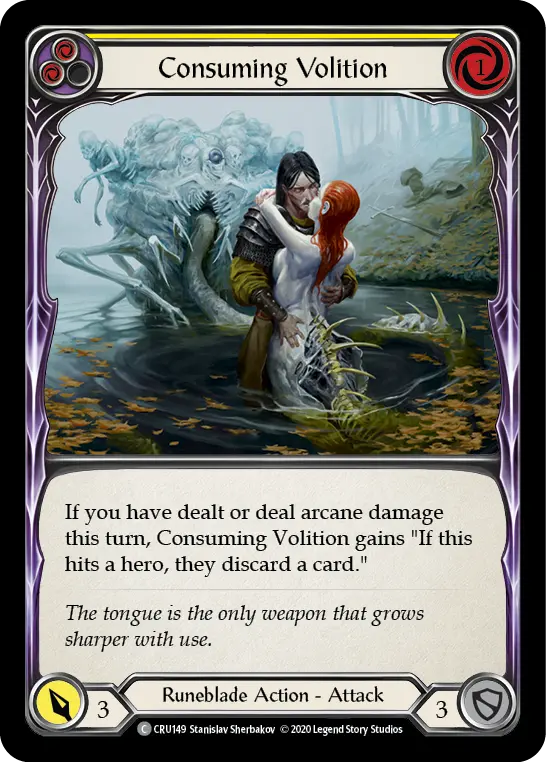Consuming Volition (Yellow) — Crucible of War