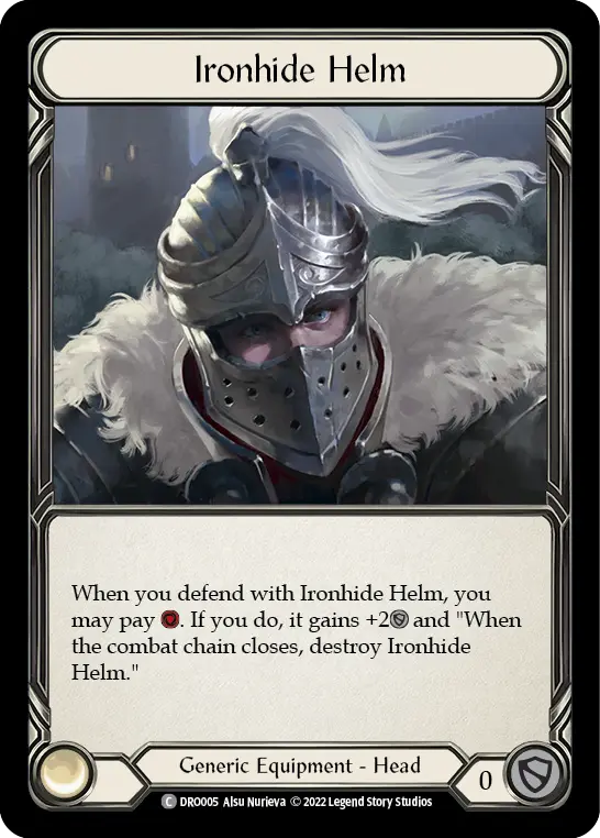 Ironhide Helm — Flesh and Blood card