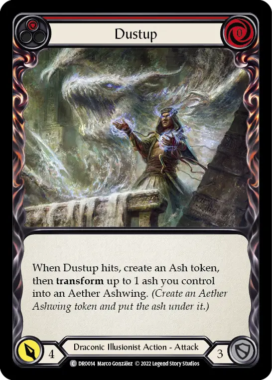 Dustup — Blitz Deck: Uprising - Dromai Flesh and Blood card by Marco Gonzalez