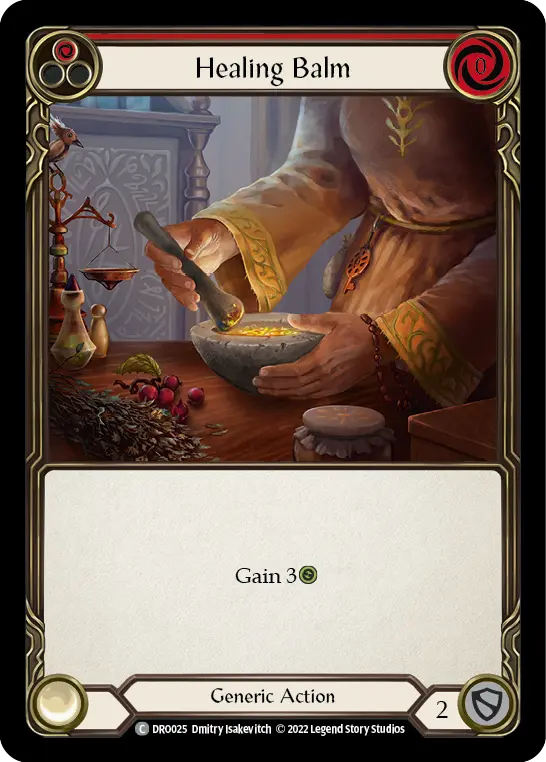 Healing Balm — Blitz Deck: Uprising - Dromai Flesh and Blood card by Dmitry Isakevitch
