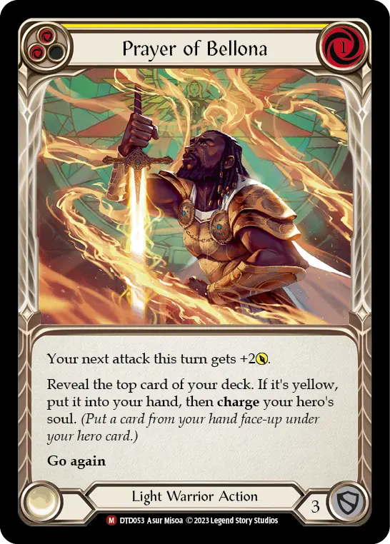 Prayer of Bellona — Dusk till Dawn Flesh and Blood card by Asur Misoa