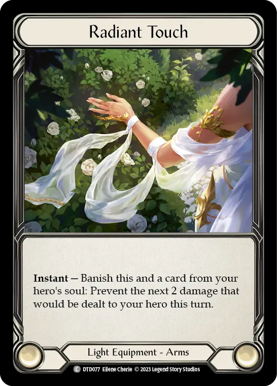Radiant Touch — Dusk till Dawn Flesh and Blood card by Eilene Cherie