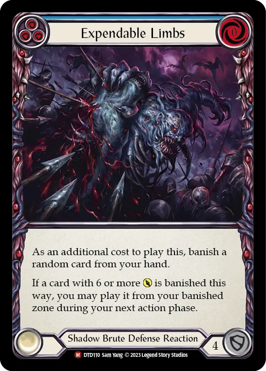 Expendable Limbs — Dusk till Dawn Flesh and Blood card by Sam Yang