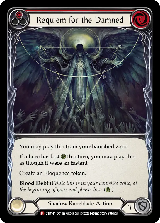 Requiem for the Damned — Dusk till Dawn Flesh and Blood card by Othon Nikolaidis