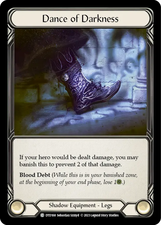 Dance of Darkness — Dusk till Dawn Flesh and Blood card by Sebastian Szmyd