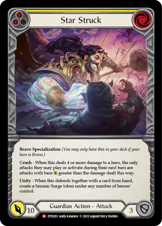 Star Struck — Dusk till Dawn Flesh and Blood card by Andy Aslamov