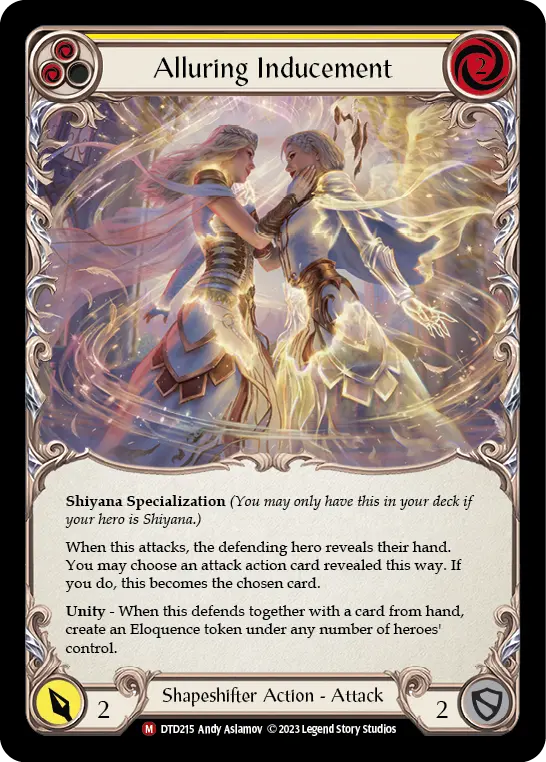 Alluring Inducement — Dusk till Dawn Flesh and Blood card by Andy Aslamov