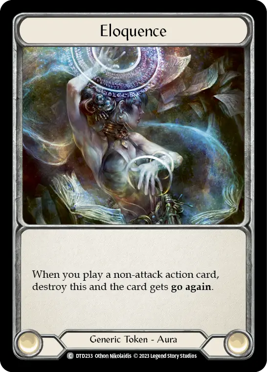 Eloquence — Dusk till Dawn Flesh and Blood card by Othon Nikolaidis