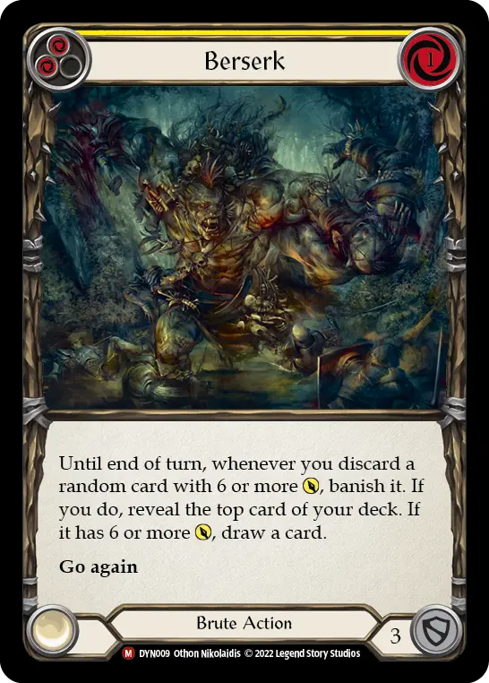 Berserk — Dynasty Flesh and Blood card by Othon Nikolaidis