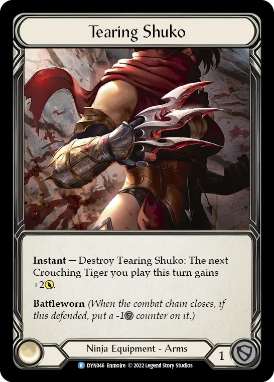 Tearing Shuko — Dynasty Flesh and Blood card by Enmoire