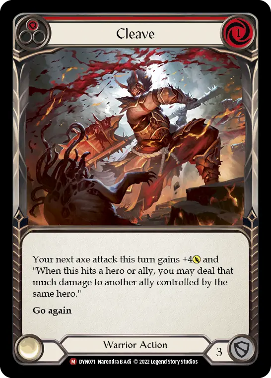 Cleave — Dynasty Flesh and Blood card by Narendra B Adi