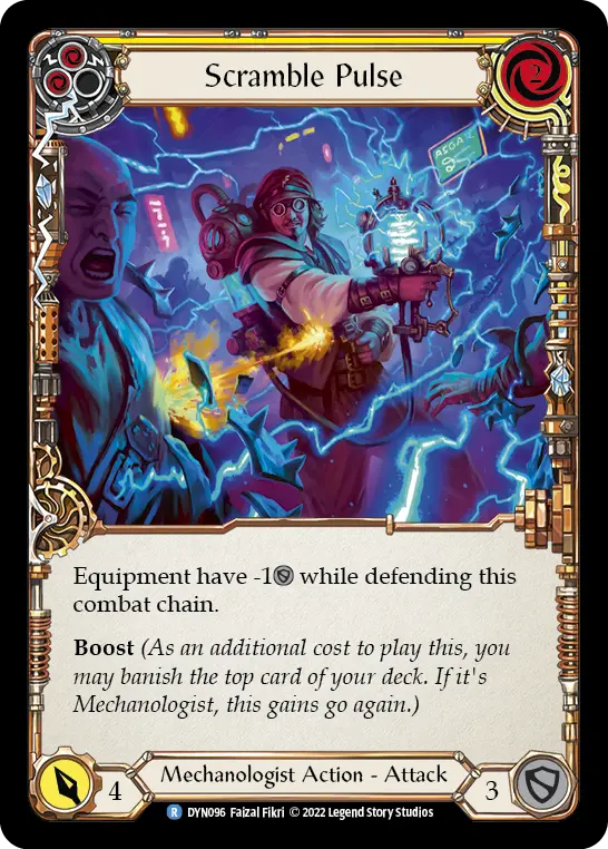 Scramble Pulse (Yellow) — Dynasty Flesh and Blood card by Faizal Fikri