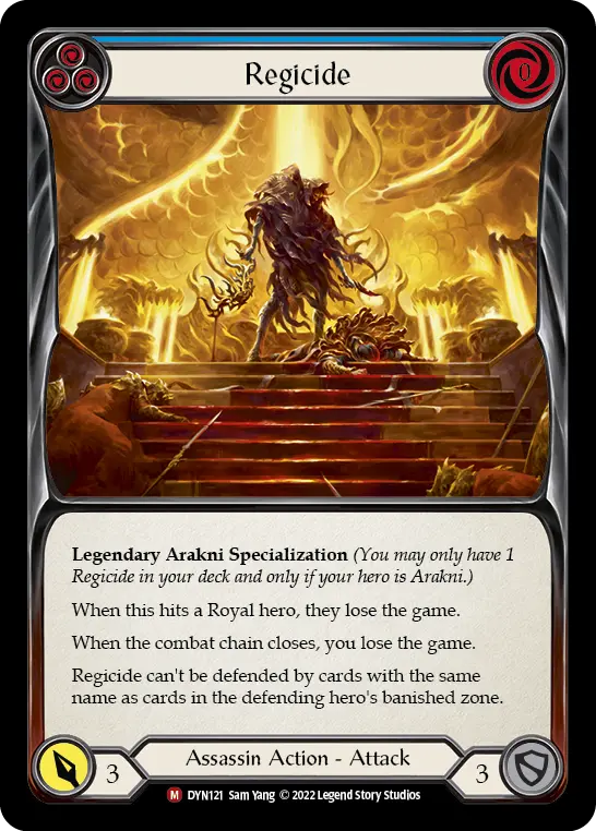 Regicide — Dynasty Flesh and Blood card by Sam Yang