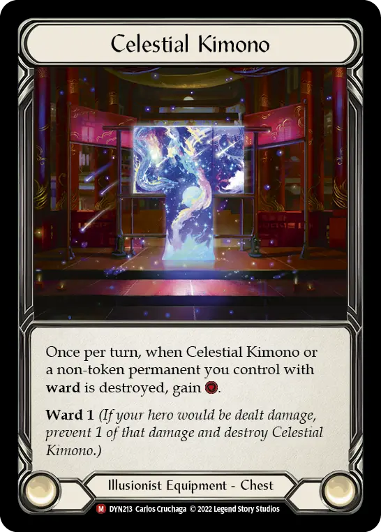 Celestial Kimono (Marvel) — Dynasty Flesh and Blood card by Carlos Cruchaga