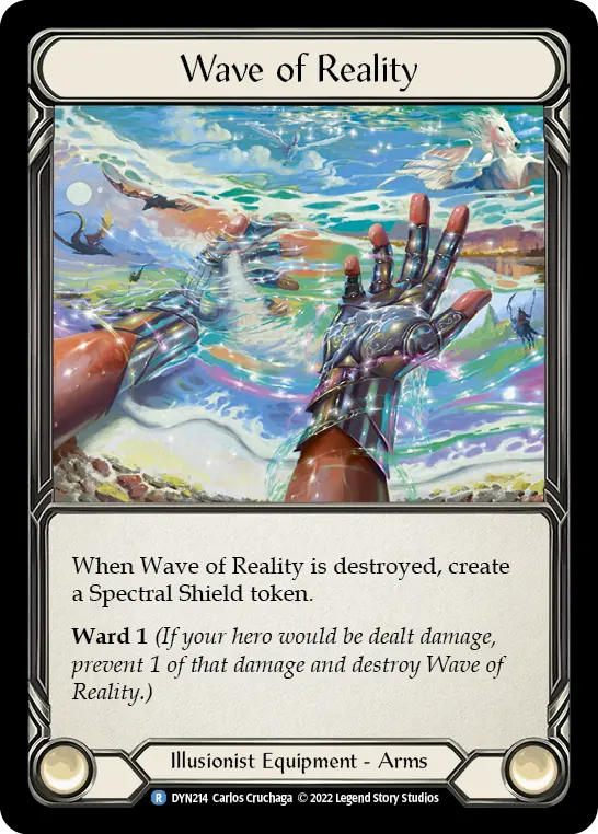 Wave of Reality — Dynasty Flesh and Blood card by Carlos Cruchaga