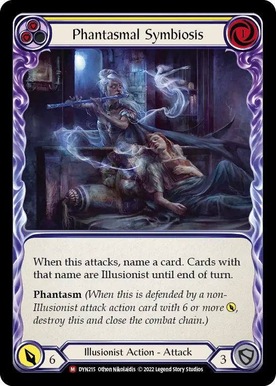 Phantasmal Symbiosis — Dynasty Flesh and Blood card by Othon Nikolaidis