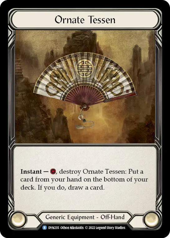 Ornate Tessen — Dynasty Flesh and Blood card by Othon Nikolaidis