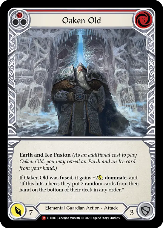 Oaken Old — Tales of Aria Flesh and Blood card by Federico Musetti