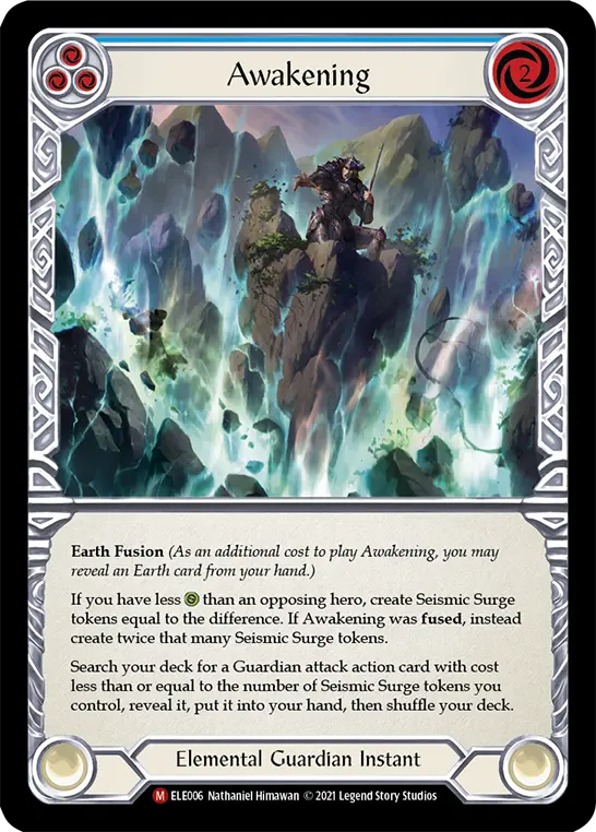 Awakening — Tales of Aria Flesh and Blood card by Nathaniel Himawan