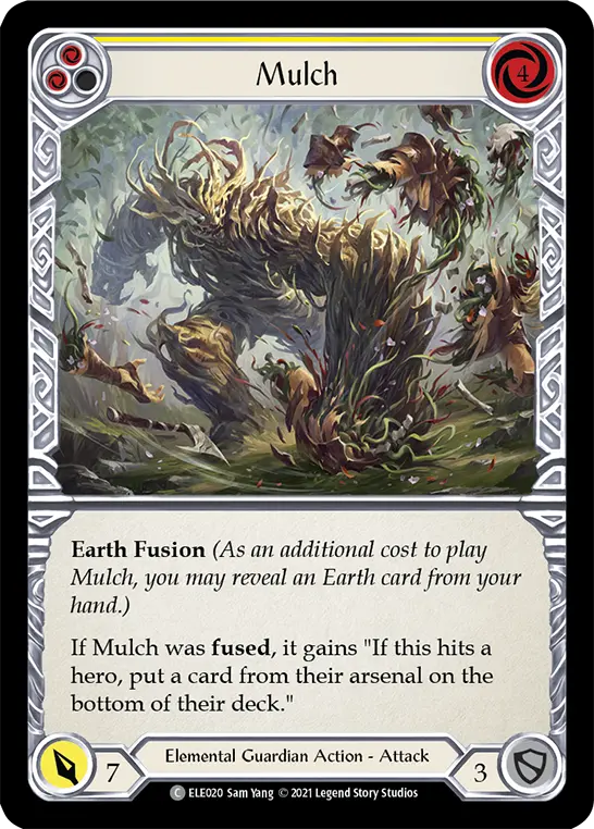 Mulch (Yellow) — Tales of Aria Flesh and Blood card by Sam Yang