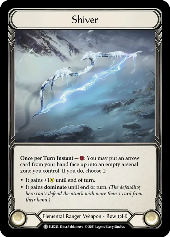 Shiver — Flesh and Blood card