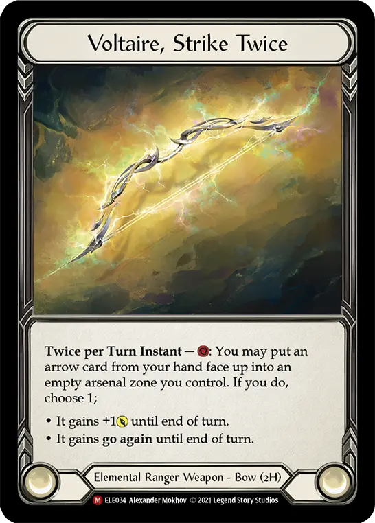 Voltaire, Strike Twice — Tales of Aria Flesh and Blood card by Alexander Mokhov