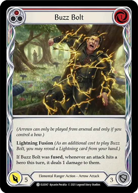 Buzz Bolt (Red) — Tales of Aria Flesh and Blood card by Kyxarie Peralta