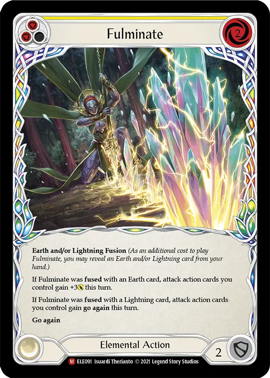 Fulminate — Tales of Aria Flesh and Blood card by Isuardi Therianto
