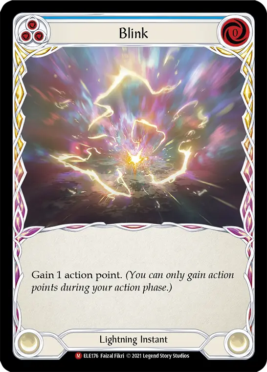 Blink — Tales of Aria Flesh and Blood card by Faizal Fikri